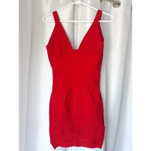 Sexy Red bandage dress